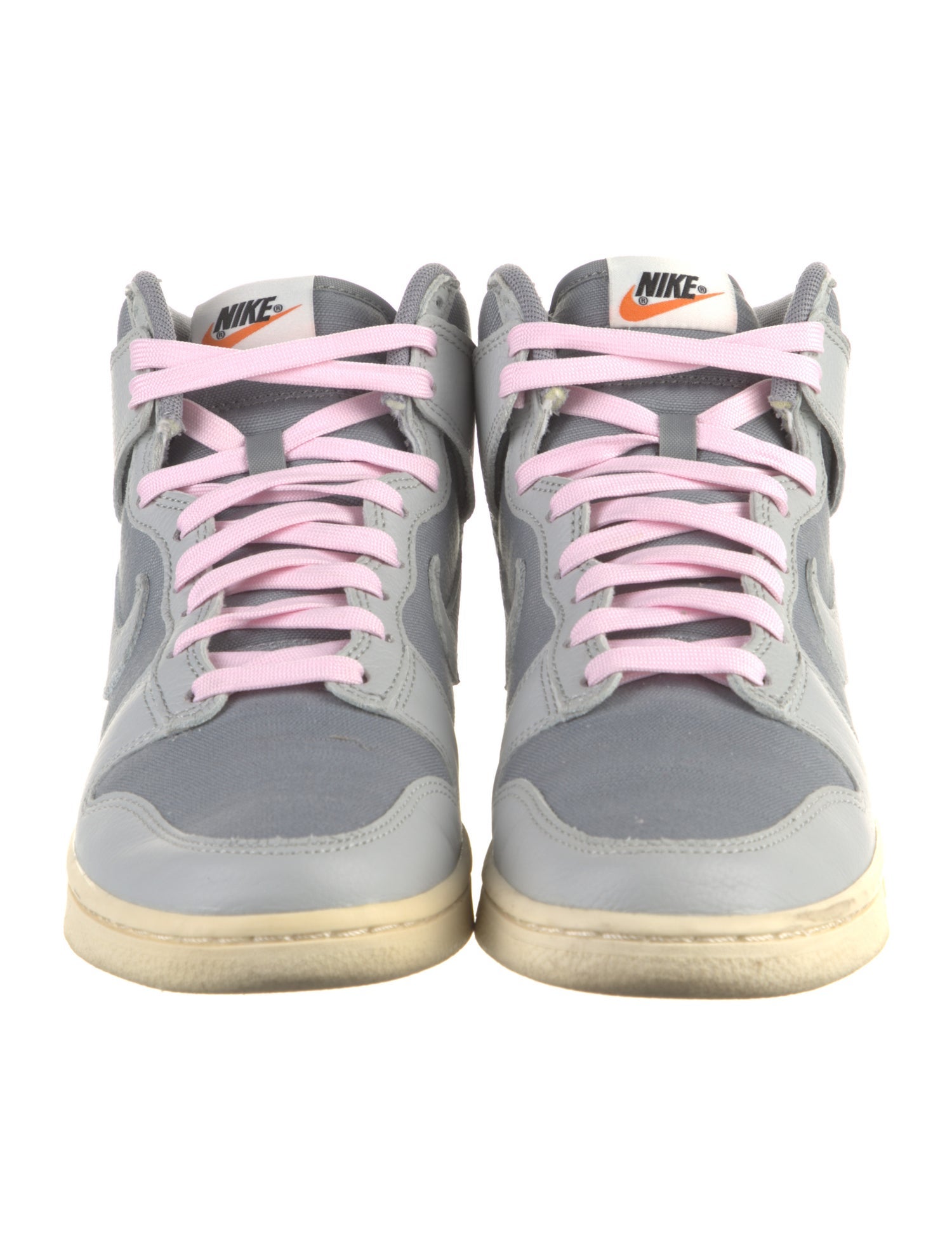 Nike Canvas Leather Trim Embellishment Sneakers